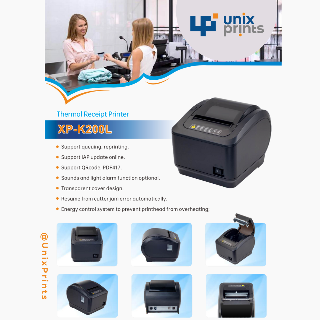 Thermal Receipt Printer 80mm XPK200L Unix